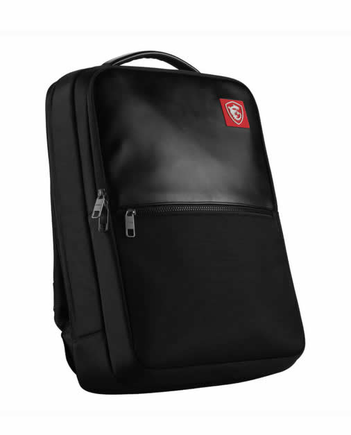 Mochila negra MSI Stealth Agent